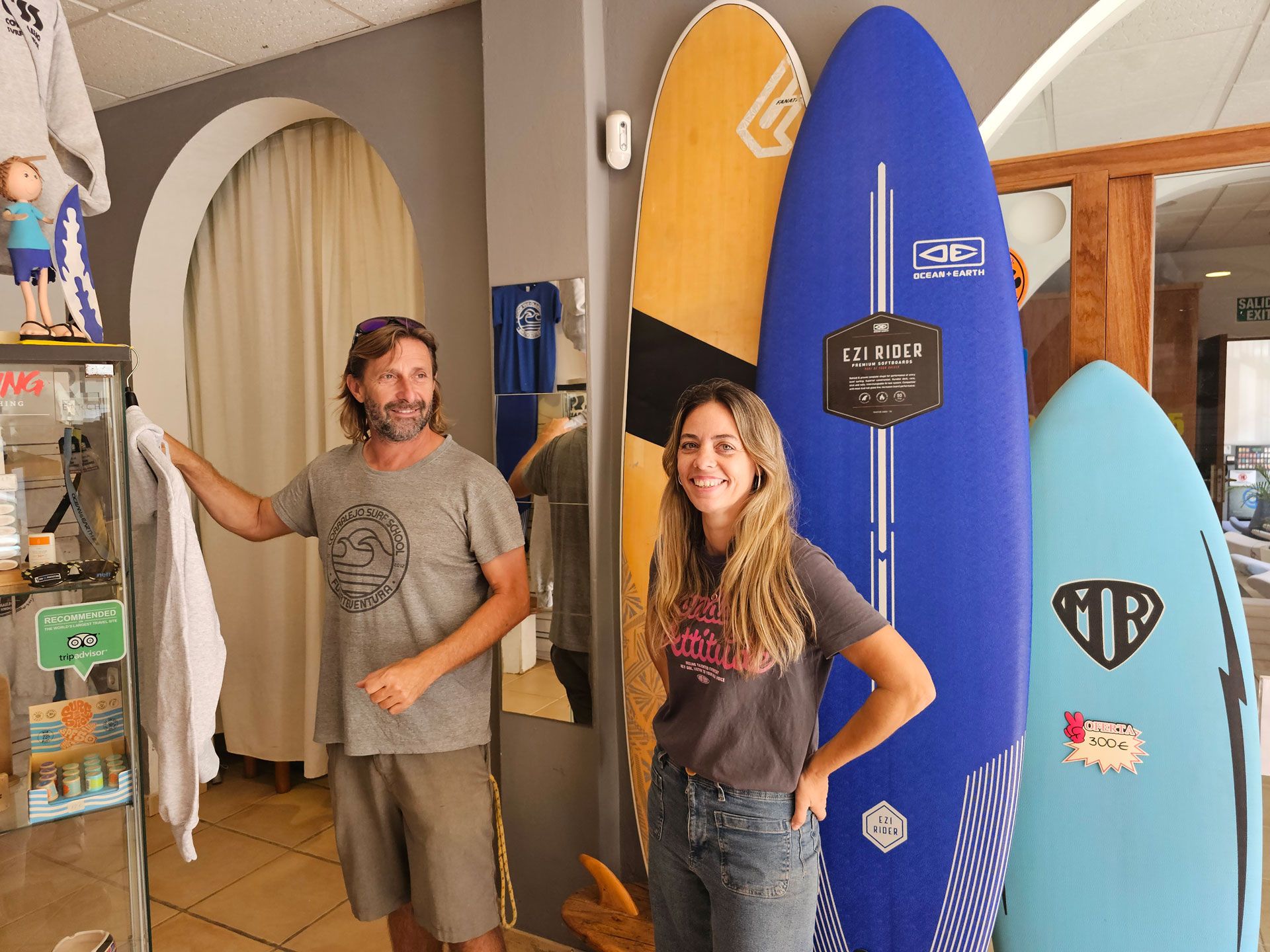 Alejandro Fornos y Lara Managers Corralejo Surf School